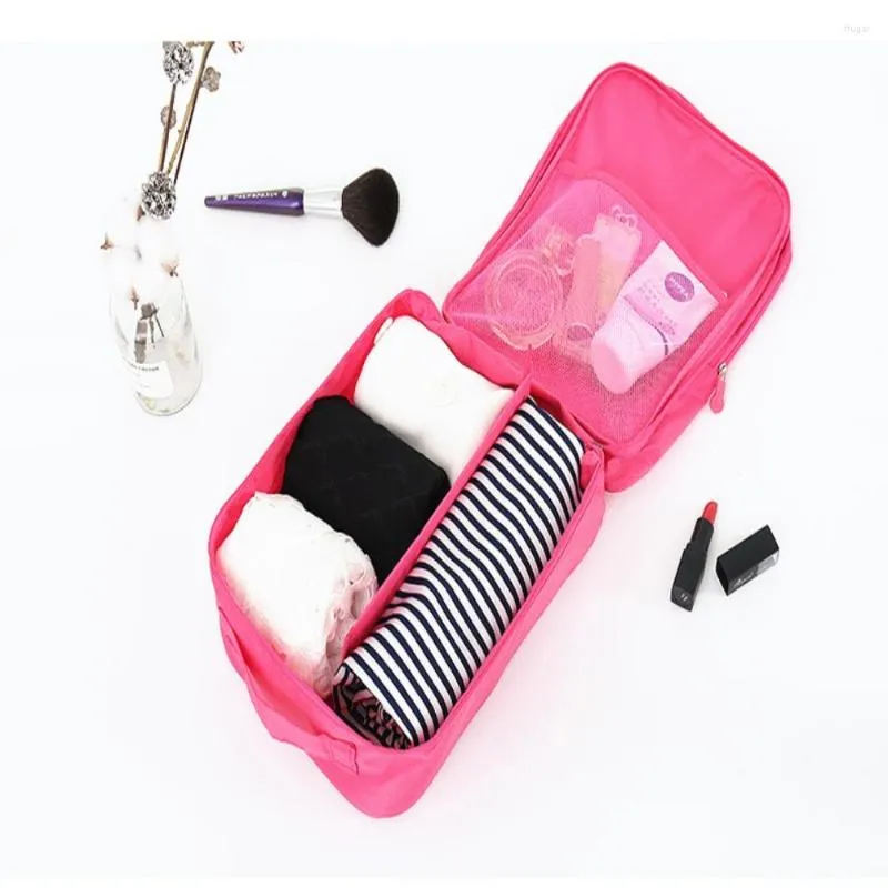 Storage Bags Portable Home Outdoor Travel Fashion Trolley Box Accessories Underwear Bra Bag Shoe