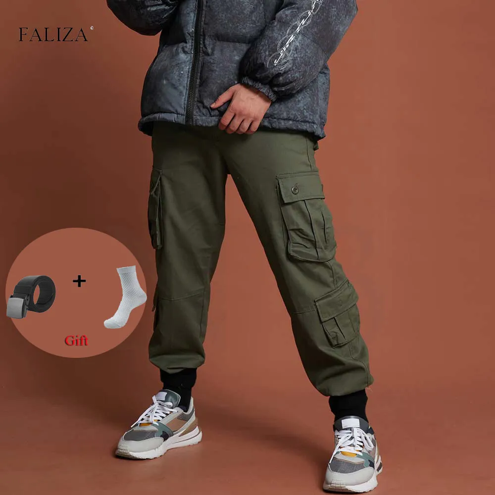 Männer Hosen 2023 Frühling Mens Cargo Militärische Taktische Baumwolle Khaki Multi Tasche Plus Größe Casual Hosen Männer Pantalon Militaire Homme 230307