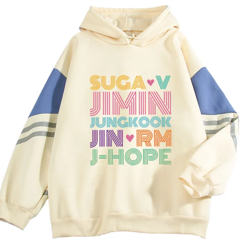 Men's Hoodies Sweatshirts JIMIN JUNG KOOK JHOPE JIN SUGA V RM MenWomen Fashion Kpop Hoodie Clothes 230308