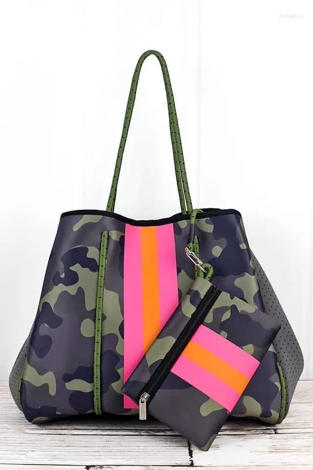 Borse da sera 2023 Moda Spagna Borsa a tracolla di lusso da donna Grande neoprene leggero Bolsas Borsa da viaggio per vacanze al mare femminile Borse da donna