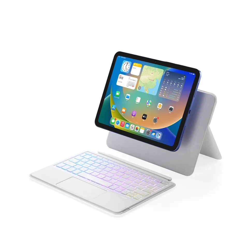 Folio Keyboard Tab A8 With Touchpad For IPad 10th Gen 10.9 Inch 2022  Leather Cover For Keyboard From Ihammi, $51.72