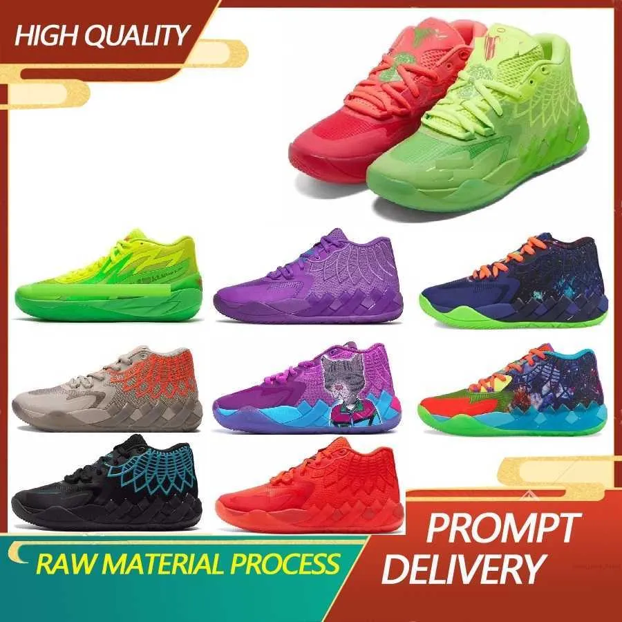 2023 New Lamelo Ball Shoes MB 1 Rick and Morty of Men Women Tennis Shoes Queen City Galaxy of Melo Basketball Shoes Melos MB1 Low Sneakers Shoe For Kids Trainers