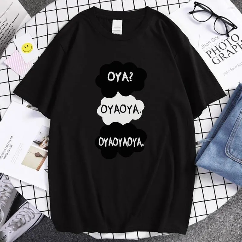 Heren T-shirts Oya Haikyuu Afdrukken Mans T-shirts Casual Zachte Mode T-shirt Creatieve Ademende Kleding Cartoons Losse T-shirt LUXX