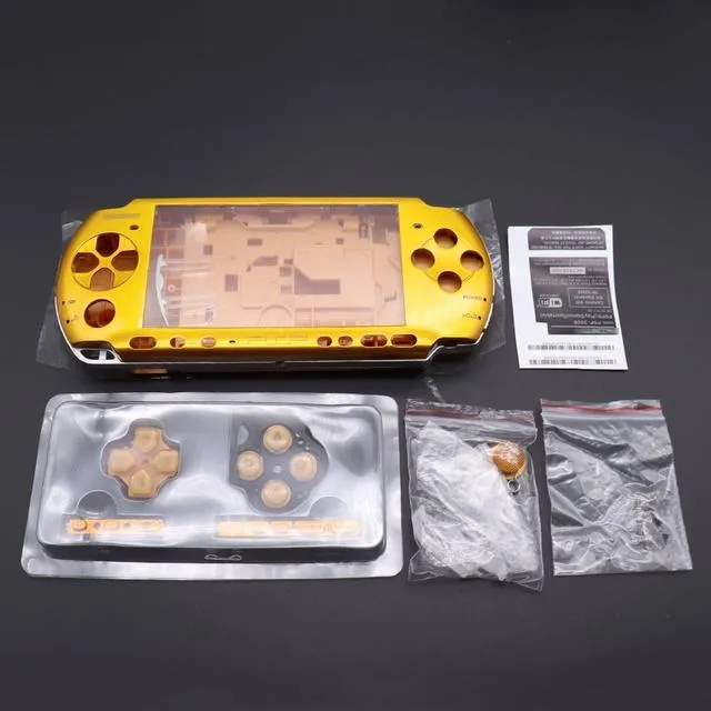 PSP 3000 Replacement Shell Kit - High Quality Housing Case with Buttons ...