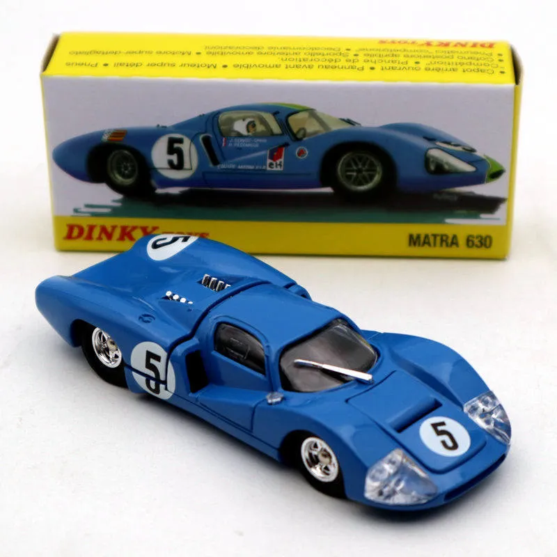 Diecast Model Car Track 1 43 Atlas Dinky Toys 1425e Blue Matra 630 Alloy #5 Diecast Models Collection Auto Car Gift 230308