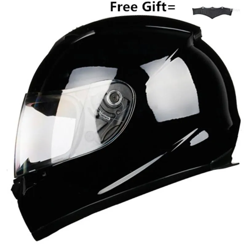 Motorcycle Helmets Silver Lens Helmet Moto Racing Cross Capacetes Full Face Adult Motocross Off Road S