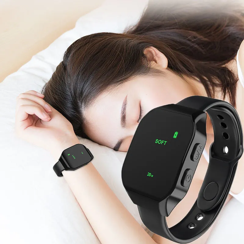 Kulak Bakım Kaynağı EMS Uyku Yardımı İzle Microcurrent Nabız ing Antianksiyete Uykusuzluk Hipnoz Cihazı Hızlı Dinlenme Bileklik Rölyef 230308