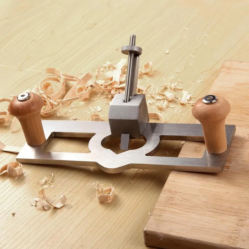 Pialla per la lavorazione del legno Utensile manuale Push Router Plane Taglio manuale Falegname