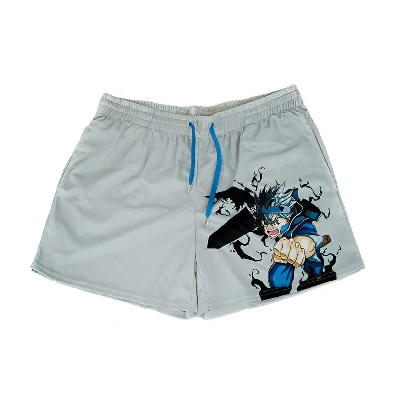 Heren shorts Anime Bleach Sports Running Active Fitness Training Oefening Jogging Quick Dry Men Gym 230307