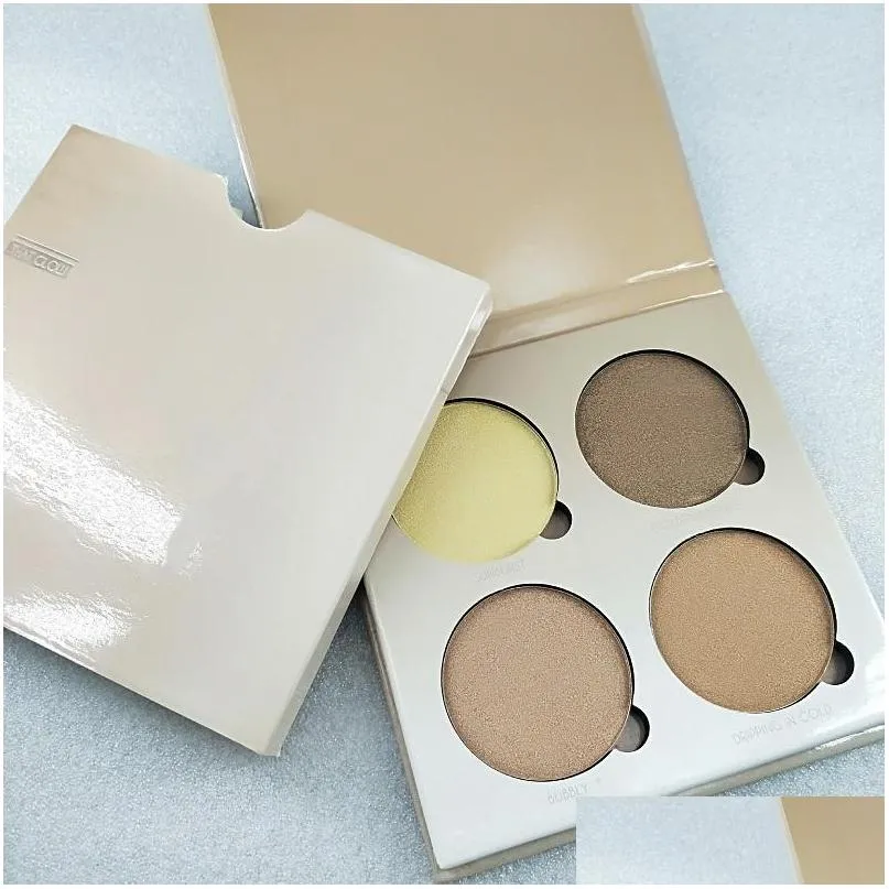 Bronzers Highlighters New Brand Makeup Face 4 Colors Palette7.4G. Sweet /Sundipped /That Glow /Gleam Drop Delivery Health Beauty DHGM5