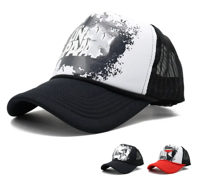 Hurtowa czapka z czapką Hip Hop List Baseball Cap Outdoor Sports Mesh oddychający czapki szczytowe