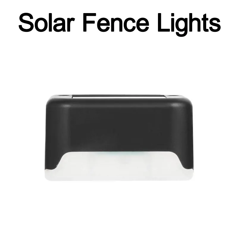 LED Solar Garden Lights Outdoor Deck Lamp Waterproof Fence Lamps For Wrought Iron Fencings Front Yard IP65 Cold White / Warm White crestech168