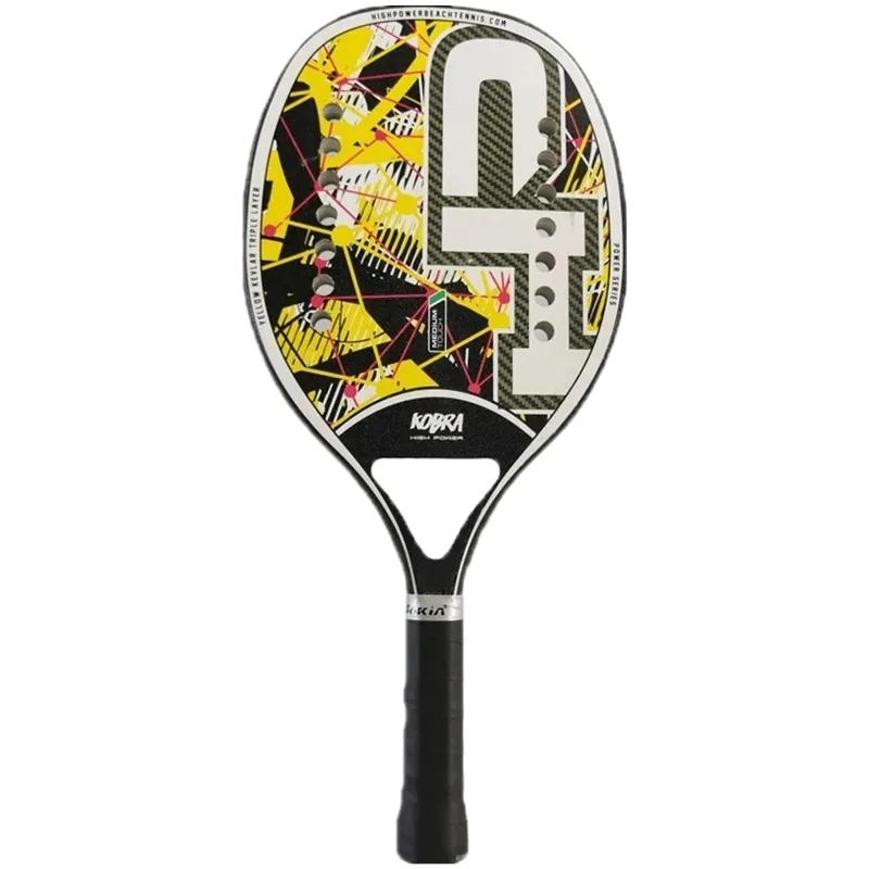Tennis Rackets de fibra de carbono RAQUETE Praia Padel Padel esportes ao ar livre masculino e raquete feminina com bolsa 230307