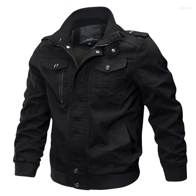 Men's Jackets 2023 Spring Casual Cotton Military Jacket Outdoor Loose Large Tooling