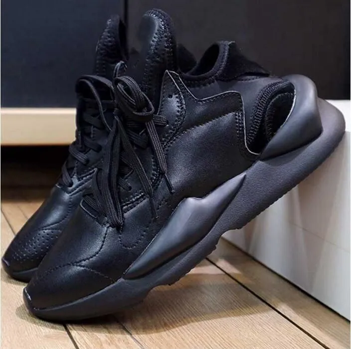 New Spring Summer Design Y-3 Kaiwa Sneakers Men Shoes Y3 Chunky Platform Sports Leather Casual Walking Trainers