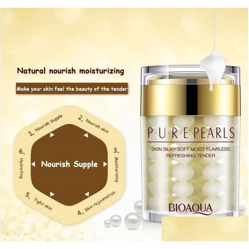 Autres outils de soins de la peau En gros Pure Pearl Cream Deep Hydratant Essence Visage 60G Crèmes Drop Livraison Santé Beauté Appareils DH0N3