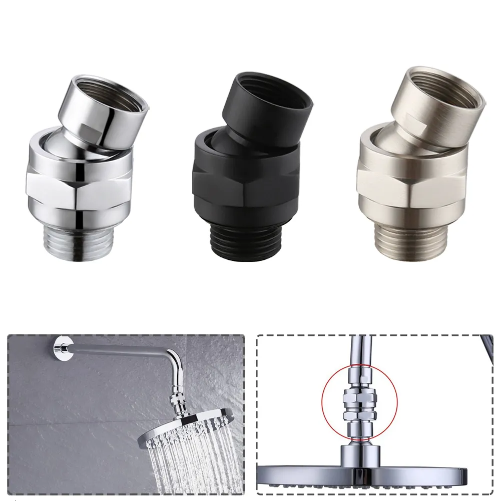 Other Bath Toilet Supplies Shower Head Connector Swivel Adapter Ball Joint Water Tap Flow Kitchen Accessories Hardware 230308