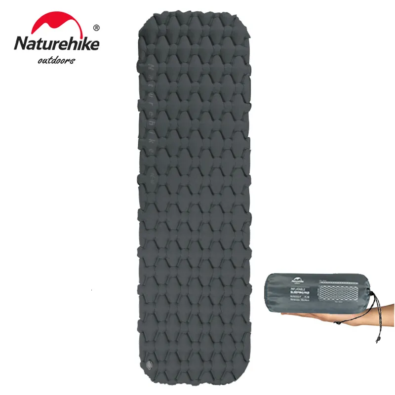 Coussinets d'extérieur matelas gonflable Camping Air ultraléger coussin de couchage lit pliant tapis de randonnée 230307