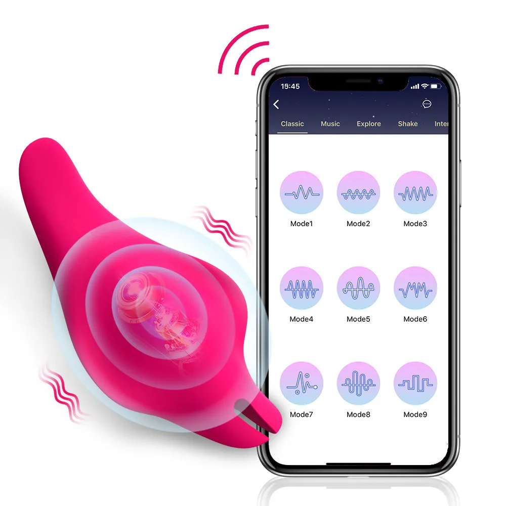 Vibrators App Wireless Remote Control Wearable Vibrator Female Multifrequency Adult Massage Sex Toys for Women 230307
