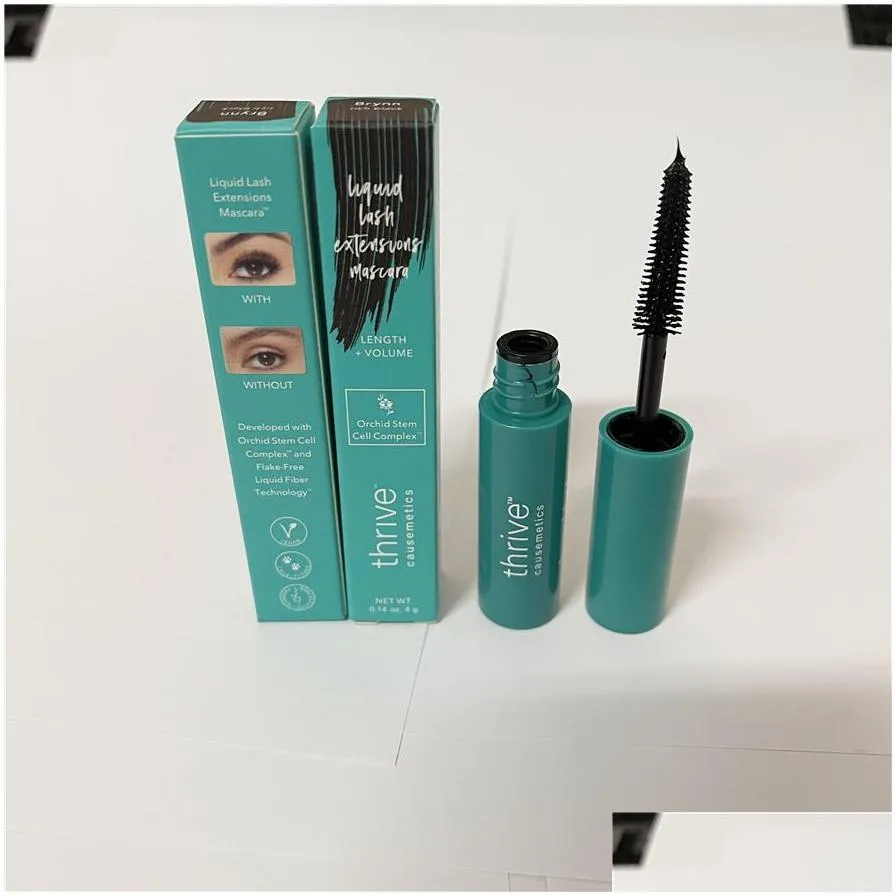 charming thrive mascara cream causemetics liquid lash extensions mascara black 0.14oz/4g