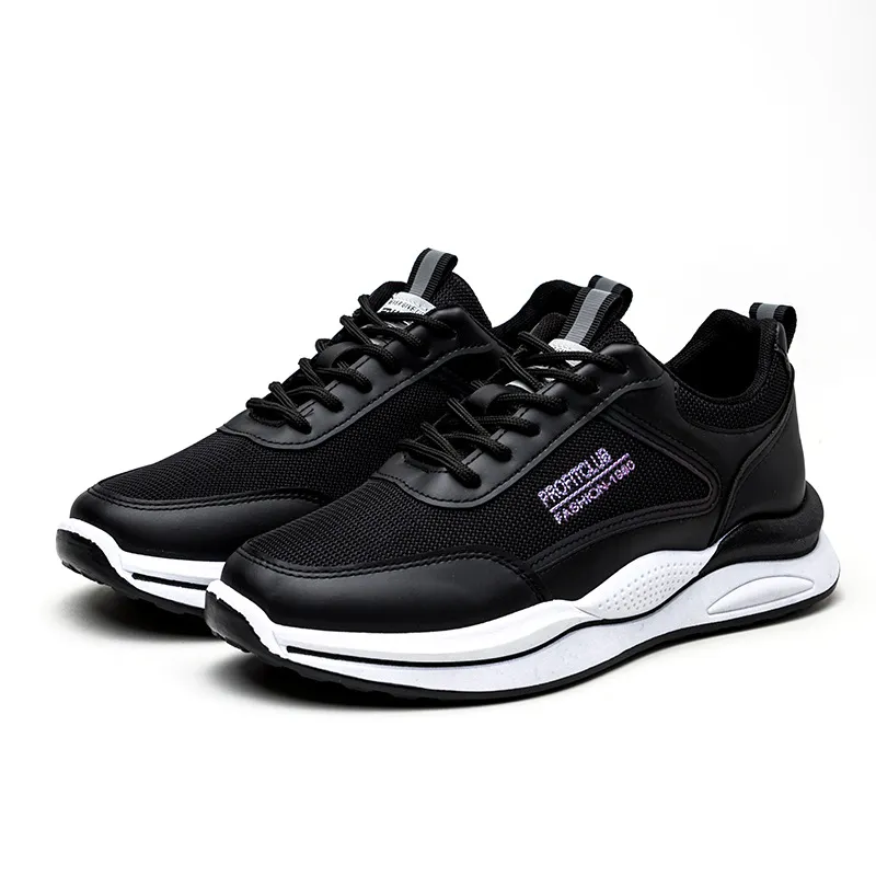 Mens Runners Shoes White Black Breathable Fashion Mesh outdoor comfortable leather walking Sport Man Sneakers Chaussures shoe size 40-44
