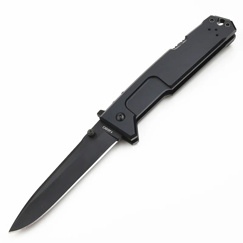 Promozione CK82 NEMESIS Coltello pieghevole tattico N690 Lama con rivestimento in titanio Manico in alluminio aeronautico Campeggio esterno Escursionismo Sopravvivenza Coltelli da tasca Miglior regalo per uomo