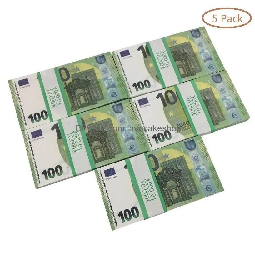 Autres fournitures de fête festives Prop Money 500 Euro Bill à vendre en ligne Euros Fake Movie Moneys Bills Fl Dhz5T8FYQ