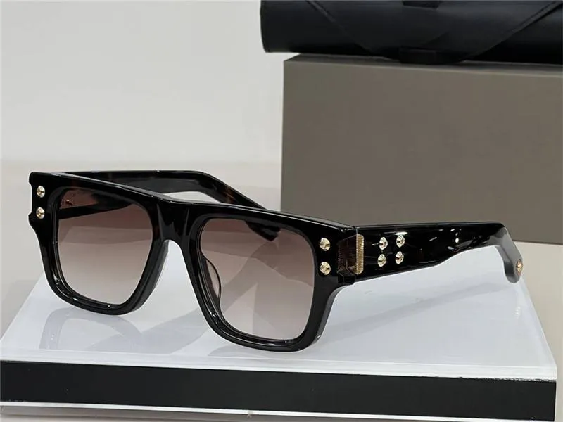 Square ograniczone okulary przeciwsłoneczne czarne ramy szary soczewki luzowe okulary przeciwsłoneczne projektanci okularów przeciwsłonecznych odcienie Occhialia da sole Uv400 Ochrona okularów