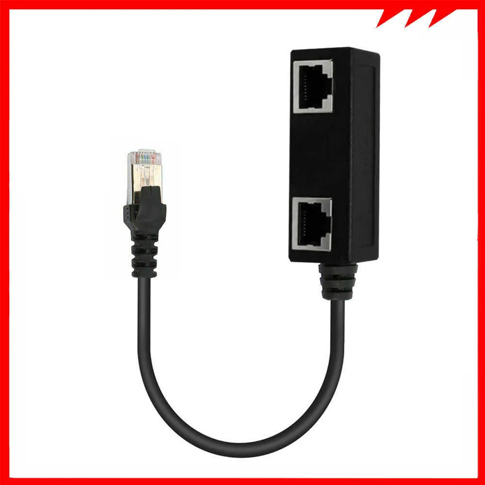 Wholesale 3 In 1 RJ45 Splitter And Network Connector Adapter