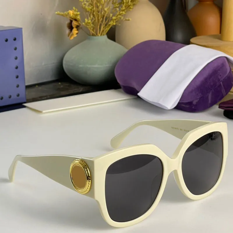 Letnie designerskie okulary męskie kwadratowe odcienie Luksusowe damskie okulary przeciwsłoneczne Moda podwójne G dekoracyjne lustrzane nogi Moda najlepiej sprzedający się styl Wakacyjne okulary plażowe