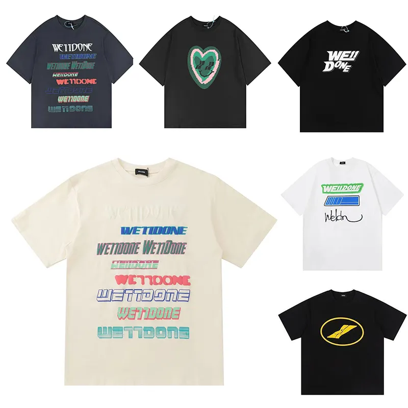 女性のTシャツ井戸ドーンデザイナーシャツ印刷Tシャツwe11doneカジュアルトップティールーズラバーズトップイントレンドwe11done tops tshirt