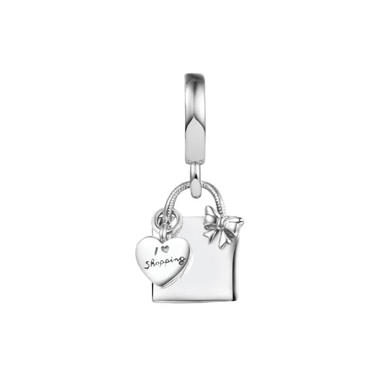 Perlen Andere Passen Armband I Love Shopping Bag Dangle Charm S925 Silber Für Schmuckherstellung Frauen Dame Geschenk 2023 Est 021442Andere AndereAndere