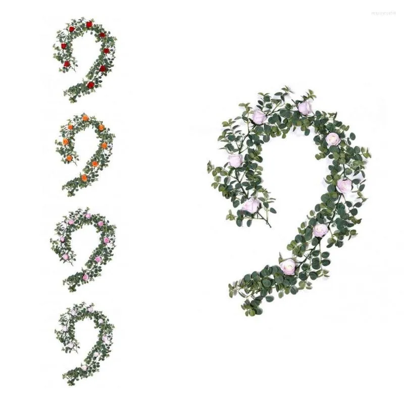 Fiori decorativi Fiore artificiale Vite Pianta di seta finta Anticaduta Ampia applicazione Taglio speciale delicato