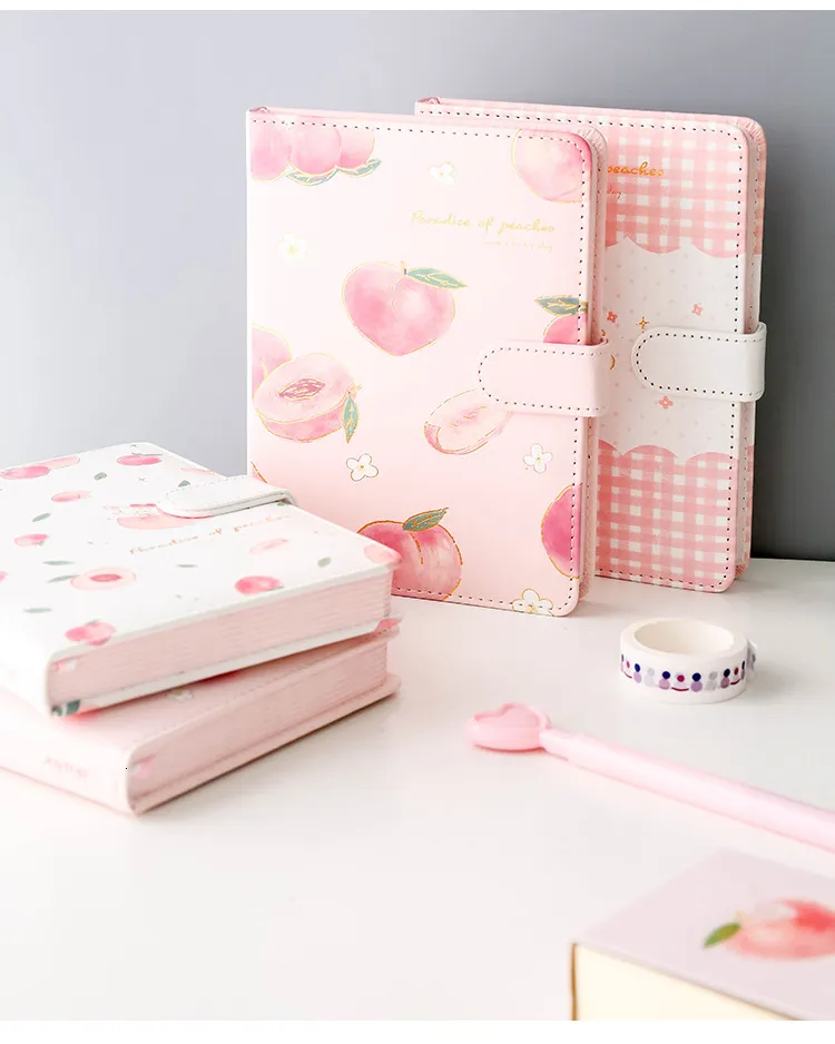 Wholesale Notepads Kawaii Pink Peach Diary Cute Planner Book For ...