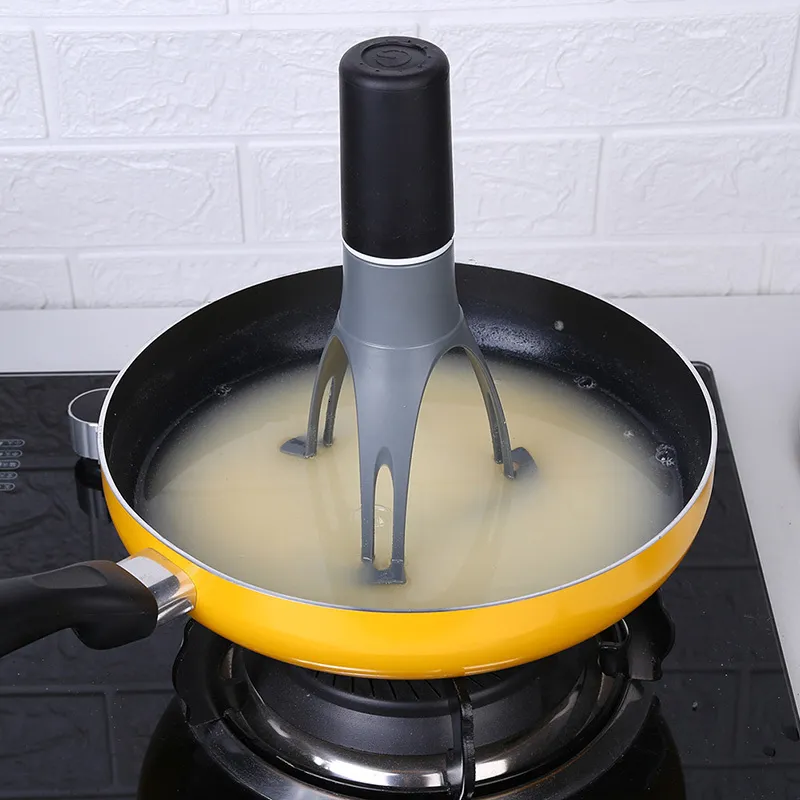 Egg Tools Electric Kitchen Whisk Automatic Pan Stirrer Sauces Soup Food Blender Beater Innovative Utensil Mixer for Pot Gadget 230308