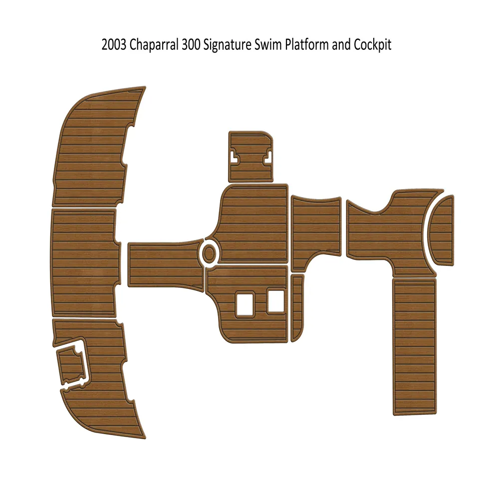 2004 Chaparral 330 Platforma pływacka Platforma kokpit łódź eva piankowa podkładka podłogowa