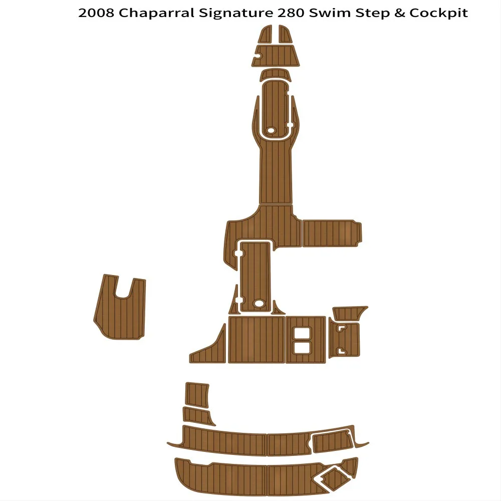 2008チャパラル署名280スイムスイムプラットフォームコックピットボートEVAチーク床パッド
