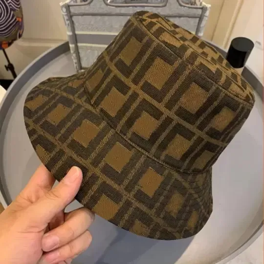 Chapéu de caçamba de designer de luxo feminino, moda masculina, letra F, gorro, bonés de bola, casquete Fedora, chapéus de sol ajustados, boné de beisebol 2303091BF