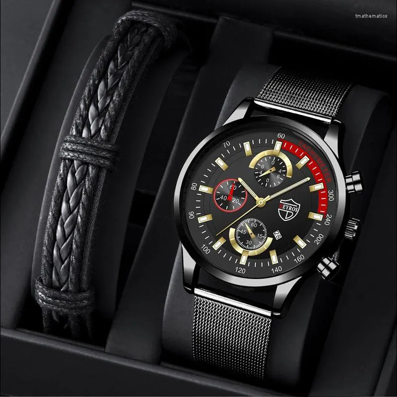 Bilek saatleri moda erkekler saat sporları için gündelik parlak saatler izle lüks takvim kuvars montre homme reloj