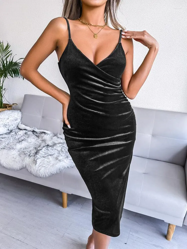 Casual Dresses Bodycon för kvinnor Sexig backless Split Women's Summer Dress Fashion Faller Kvinnliga klädfest är ärmlösa Vestidos