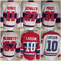 Hockey Jersey Men Retro 10 Guy Lafleur Vintage Classic 11 Brendan Gallagher 27 Alex Kovalev 31 Carey Price 67 Max Pacioretty 76 PK Subban