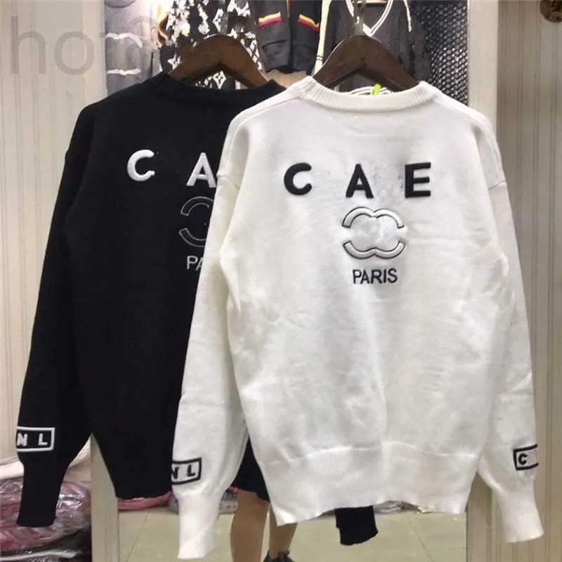 Pulls pour femmes Designer Femmes Marques Pull Lettres Pull Hommes S Sweat À Capuche À Manches Longues Sweat-shirt Broderie Tricots Vêtements D'hiver 2023