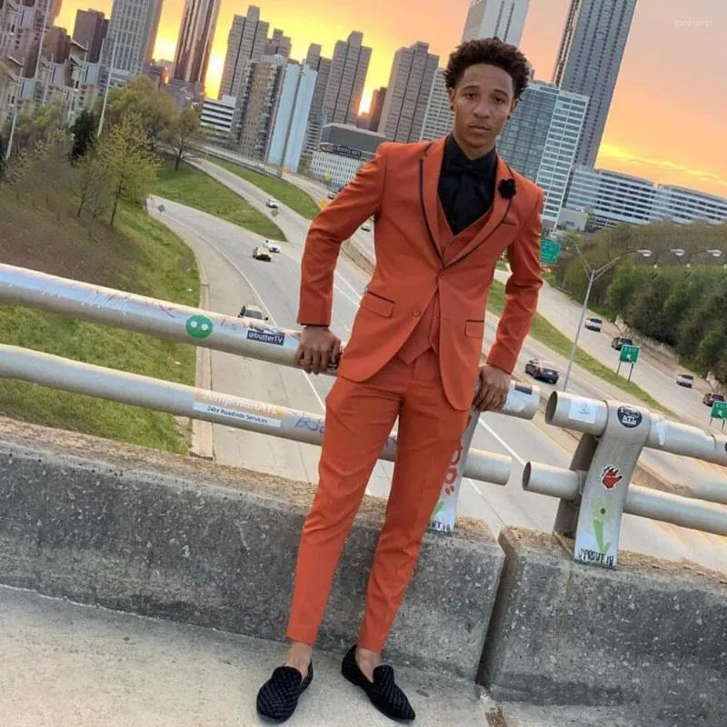 Burnt orange mens suit jacket new arrivals