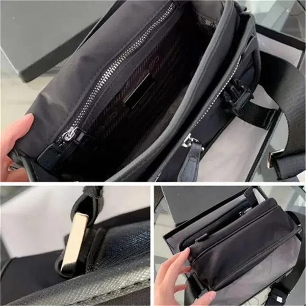 Wholesale canvas Briefcases cross Body bag men designer messenger bag classic Women cross body satchel waterproof canvas shoulder bag parachute fabric men purse