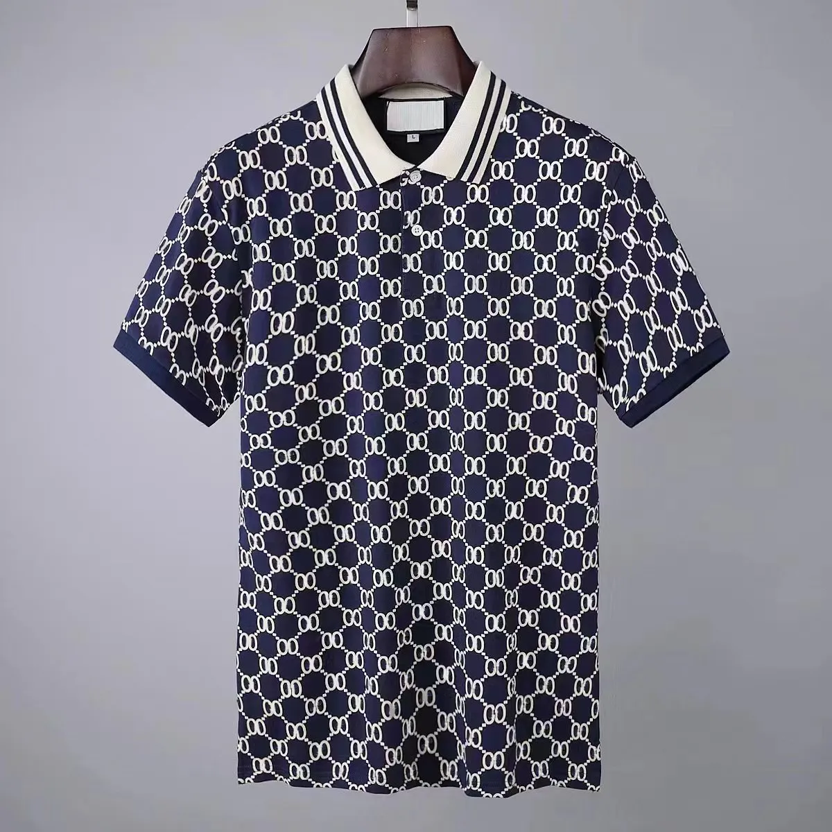 Polo da uomo per il tempo libero Uomo commercio Camicia di beni di lusso maglietta avanzata moda Maglietta da uomo lettera G Italia estate Comoda manica corta