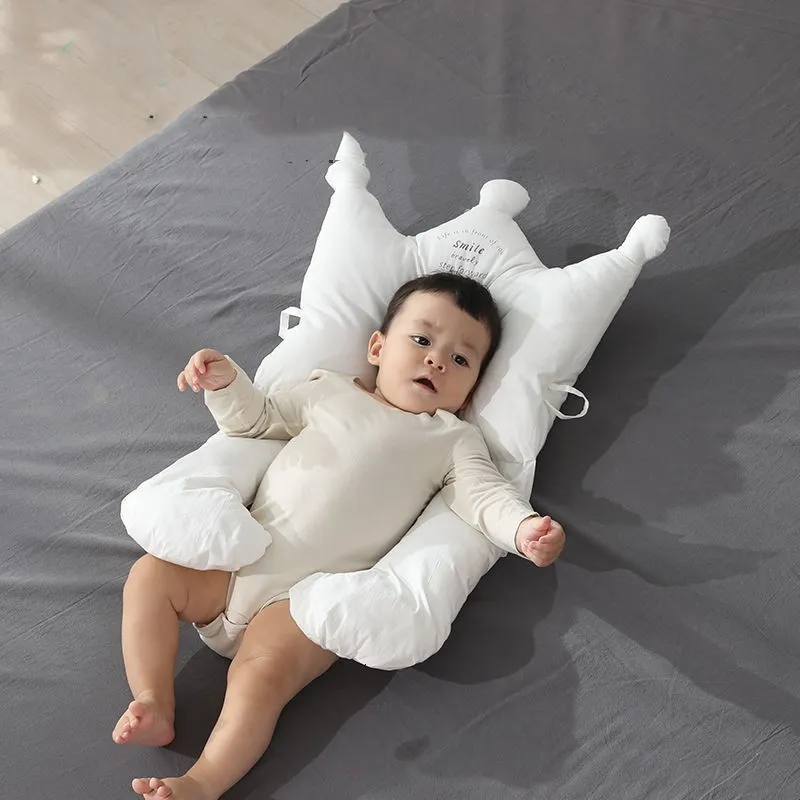 베개 출생 아기 모양 베개 유아 수면 쿠션 조절 가능한 베개 0 ~ 12 개월 반 방지 방지 베개 230309
