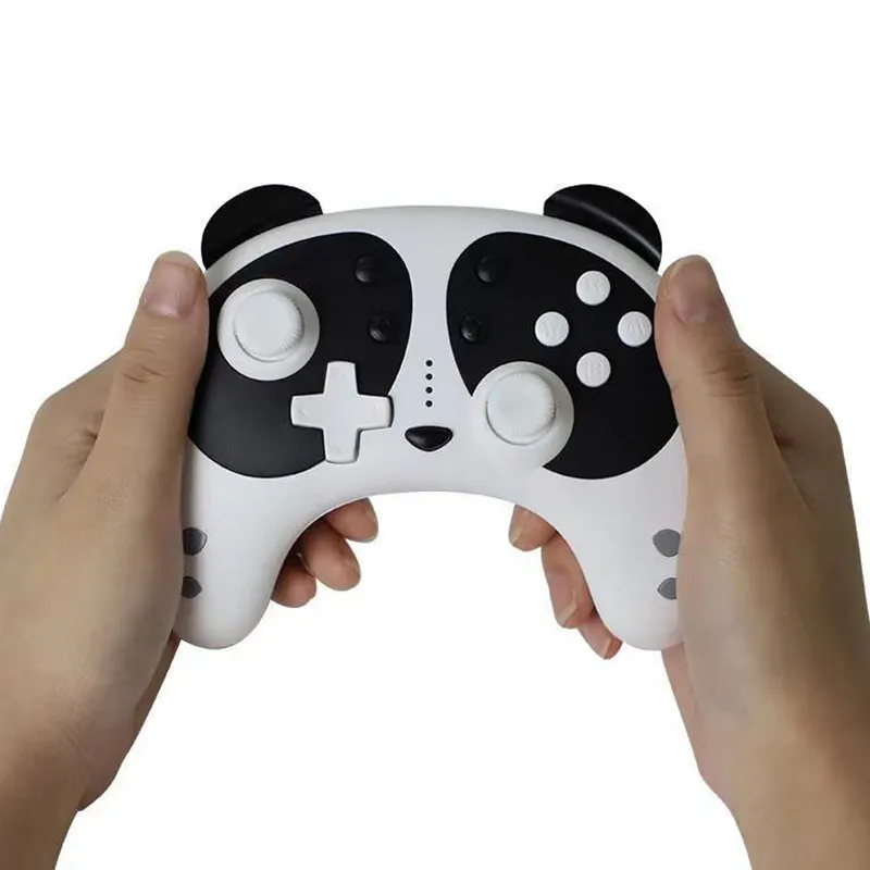 Высококачественный беспроводной контроллер Bluetooth Gamepad Cute Panda Game Controllers для коммутатора консоли/Switch Pro Gamepads Controllers