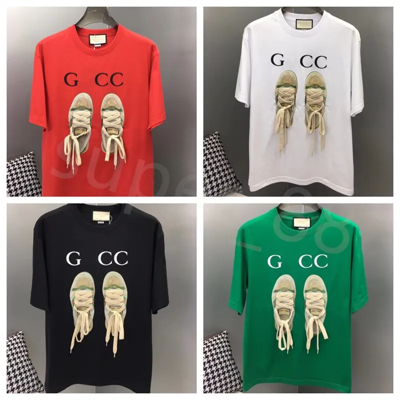 T-shirt femme S-4XL Tees G marques Coton Europe Chaussures de sport imprimé Graphique Applique hommes femme Noir blanc Vêtements d'été t-shirts T-shirt Italie designer tops bateau gratuit