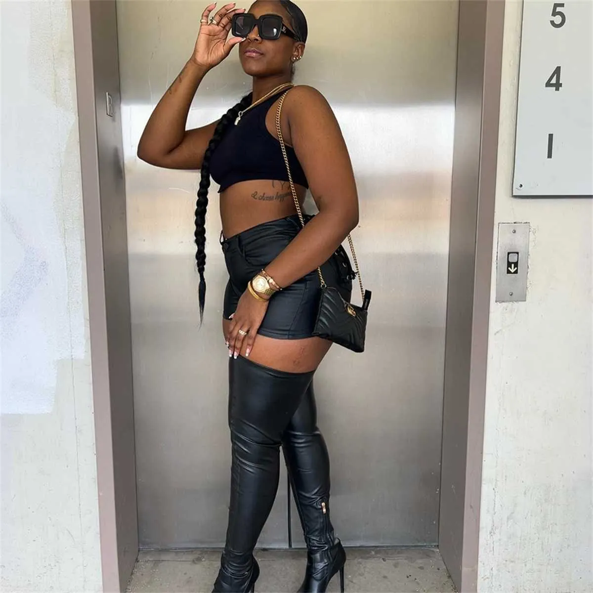 Abbigliamento Da Donna Pantaloncini Corti Con Fasciatura Sexy