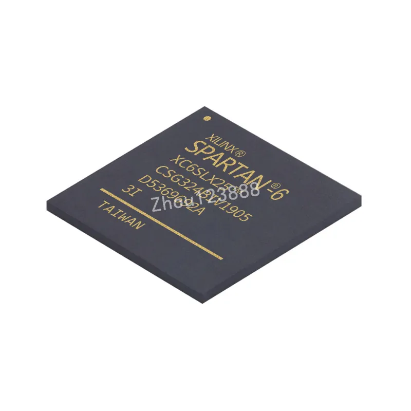 新しいオリジナル統合サーキットICSフィールドプログラム可能なゲートアレイFPGA XC6SLX25-3CSG324I ICチップFBGA-324マイクロコントローラー